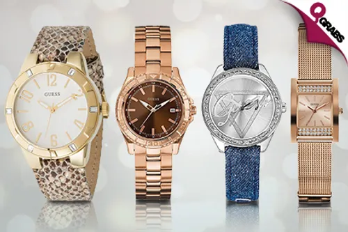 From Q299, Add Some Sass with Women’s Guess Watches - Choose from 9 Gorgeous Styles! (Up to QR903 Value)
